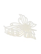 Крабик для волос «Лиллиан», бабочка, 10.5 см, белый (комплект 12 шт) - фото 68979582