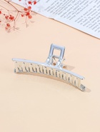 Крабик для волос «Хилман», классик, 11 см, серебро - Фото 2