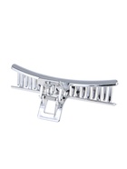 Крабик для волос «Хилман», классик, 11 см, серебро - Фото 4