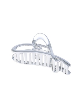 Крабик для волос «Хилман», сердце, 11.5 см, серебро (комплект 12 шт)