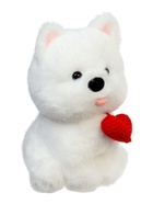 Мягкая игрушка «Собачка. С любовью», 25 см  (артикул 10944519)  большой выбор товаров оптом и в розницу по низким ценам с доставкой