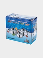 УЦЕНКА Набор кастрюль 3 шт: кастрюли 15/17/18,5 см со стеклянными крышками, индукция - Фото 12