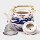 УЦЕНКА Чайник заварочный с металл ситом «Синий дракон» 900 мл - Фото 2
