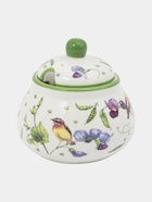 УЦЕНКА Сахарница с ложкой "Зеленый сад" 320 мл, 10x9 см - Фото 1