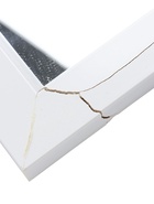 УЦЕНКА Зеркало дверное, подвесное, 40×110 см, белое 10988522