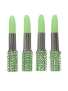 УЦЕНКА Ручка шариковая-прикол Помада со стразами МИКС - Фото 12