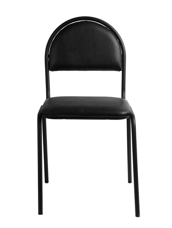 УЦЕНКА Стул Стандарт, кож.зам. черный - Фото 1