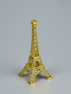 УЦЕНКА Сувенир металл "Эйфелева башня" золото 15х6х6 см 10988541