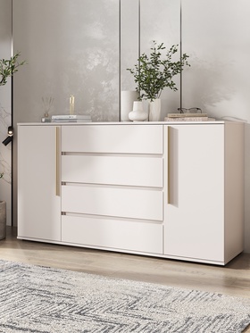 УЦЕНКА Комод 2 двери 4 ящика Норд, 1600×450×900, Кашемир/Кашемир 10988569