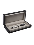 УЦЕНКА Ручка подарочная «Карта», шариковая, поворотная, в футляре кожзам, корпус чёрный с бронзовым 10988594