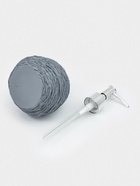 Набор для ванной «Плетение», 4 предмета, дозатор, 2 стакана, мыльница, серый - фото 809492700