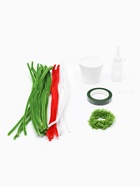 Набор для творчества, букет из синельной проволоки, красный цветок - фото 68979715