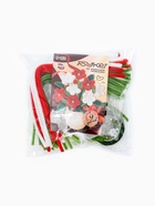 Набор для творчества, букет из синельной проволоки, красный цветок - фото 68979725