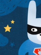 Полотенце - пончо детское махровое LoveLife Super Hero, 60×120 см, 300 г/м², синее - Фото 9