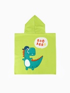 Полотенце - пончо детское махровое LoveLife «Дино» 60×120 см, зелёное - Фото 10