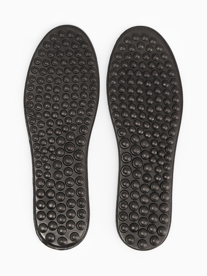 Стельки массажные, универсальные, размер 41-46, 28.5 см, пара, чёрные