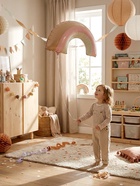 Воздушный шар фольгированный 32" «Радуга», розовый сатин 10936817