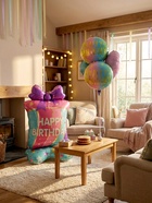 Воздушные шары фольгированные «Happy birthday», набор 5 шт. - Фото 14