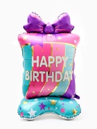 Воздушные шары фольгированные «Happy birthday», набор 5 шт. - Фото 3