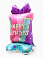 Воздушные шары фольгированные «Happy birthday», набор 5 шт. - Фото 5