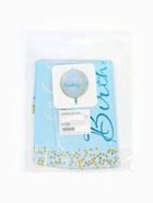 Воздушный шар фольгированный 25" «С днём рождения», голубое - золото - Фото 3