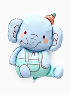 Воздушный шар фольгированный 35" «Голубой слоник» 10947659