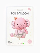 Воздушный шар фольгированный 35" «Розовый слоник» 10947661
