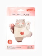 Воздушный шар фольгированный 27" «Мишка с букетом» - Фото 6