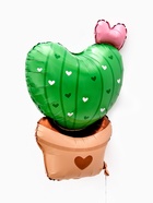 Воздушный шар фольгированный 30" «Кактус сердечко» - Фото 2