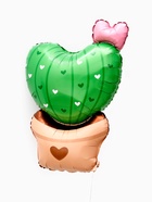 Воздушный шар фольгированный 30" «Кактус сердечко» - Фото 3
