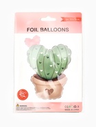 Воздушный шар фольгированный 30" «Кактус сердечко» - Фото 6