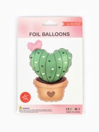 Воздушный шар фольгированный 30" «Кактус сердечко» - Фото 7