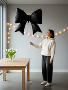 Воздушный шар фольгированный 39" «Чёрный бант» - Фото 5