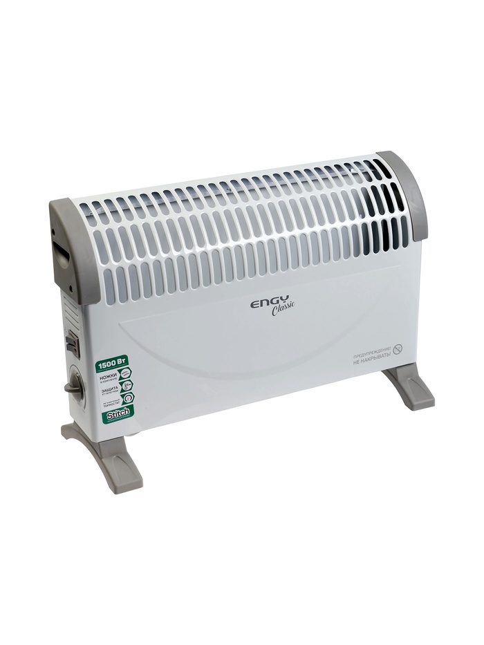 УЦЕНКА Обогреватель ENGY EN-1500A classic, конвекторный, 1500 Вт, 20 м², белый - Фото 1
