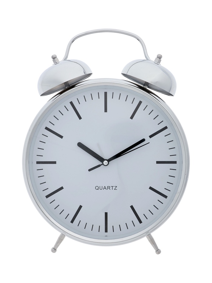 УЦЕНКА Часы - будильник настольные «Классика», с подвесом, дискретный ход, d=20 см, 32×23 см, 2АА - Фото 1