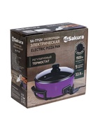 УЦЕНКА Сковорода электрическая Sakura SA-7712V, 1500 Вт, d=32, глубина 9 см - Фото 5