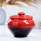 УЦЕНКА Горшок для жаркого «Классика» 0.9 л красный, без крышки 10988778