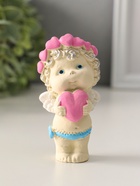 Фигурка «Ангелочек с сердечком», 9.5×5хх4.5 см  (артикул 10974749)  большой выбор товаров оптом и в розницу по низким ценам с доставкой