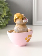 Фигурка «Котик в чашке», 10×9×7.5 см  (артикул 10974752)  большой выбор товаров оптом и в розницу по низким ценам с доставкой