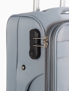 УЦЕНКА Чемодан на колёсах TEXTURA, 52 л, кодовый замок, с увеличением, 36×25×58 см, 20", серый - Фото 14