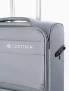 УЦЕНКА Чемодан на колёсах TEXTURA, 52 л, кодовый замок, с увеличением, 36×25×58 см, 20", серый - Фото 3