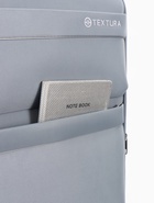 УЦЕНКА Чемодан на колёсах TEXTURA, 52 л, кодовый замок, с увеличением, 36×25×58 см, 20", серый - Фото 10