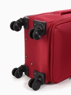 УЦЕНКА Чемодан на колёсах TEXTURA, 52 л, кодовый замок, с увеличением, 36×25×58 см, 20", красный - Фото 9