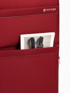 УЦЕНКА Чемодан на колёсах TEXTURA, 109 л, кодовый замок, с увеличением, 47×30×78 см, 28", красный - Фото 11