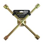 Ключ баллонный крестообразный ТУНДРА, 16 х 350 мм, желтый цинк, 17х19х21х23 мм - Фото 4