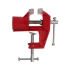 Тиски слесарные ТУНДРА, винтовой зажим, 70 мм - Фото 3