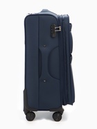 УЦЕНКА Чемодан на колёсах TEXTURA, 74 л, с увеличением, кодовый замок, 42×26×68 см, 24", синий - Фото 7