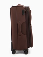 УЦЕНКА Чемодан на колёсах TEXTURA, 109 л, кодовый замок, с увеличением, 47×30×78 см, 28", коричневый - Фото 8