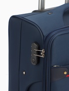 УЦЕНКА Чемодан на колёсах TEXTURA, 74 л, кодовый замок, с увеличением, 42×26×68 см, 24", синий - Фото 13