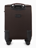 УЦЕНКА Чемодан на колёсах TEXTURA, 52 л, текстильный, кодовый замок, с увеличением, 36×25×58 см, 20", коричневый - Фото 6